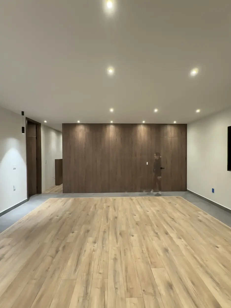 Interior terminado de casa construida por Estudio Argama en Querétaro
