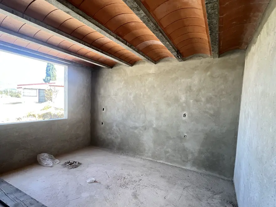 Casa de bóveda en Querétaro: yesos, ene 2023 — proceso de construcción de Estudio Argama